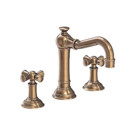 Newport Brass Widespread Lavatory Faucet in Antique Brass 2460-06